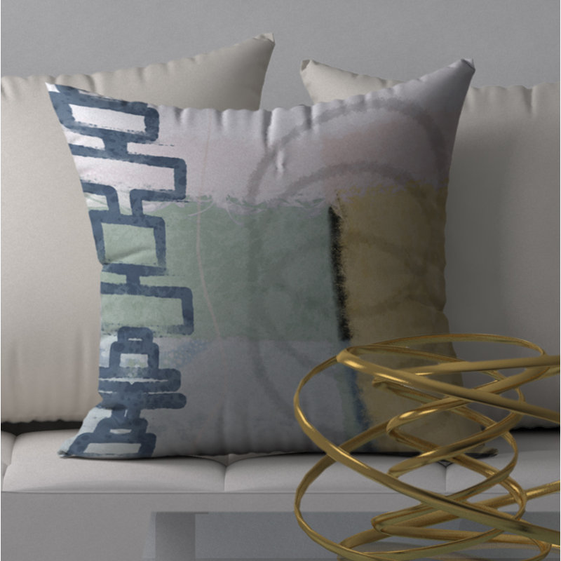 Housse de coussin décorative carrée en épinette Leisure, 20 po x 20 po