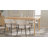 Bathilda Modern Scalloped Easy Assembly Solid Oak Wood Dining Table For 6-121388610
