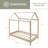 Khwaja Ozarks Solid Wood Kids House Bed-1854610501