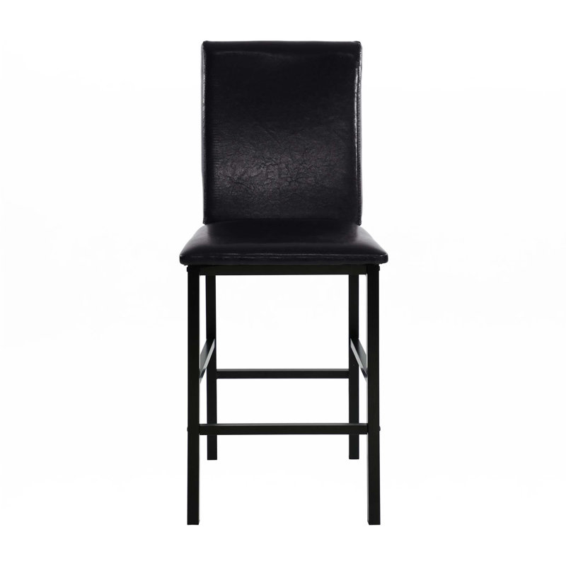 Ensemble de 4 chaises à hauteur de comptoir en métal