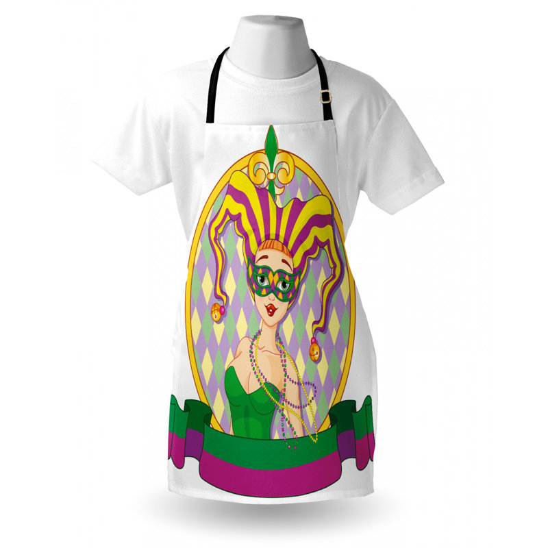 Tablier en gras mardi gras