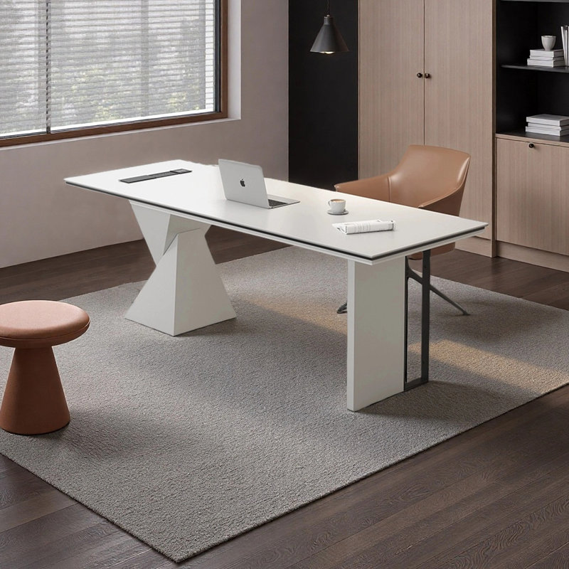 Bureau de style moderne, H 29,53 po x l 55,12 po x P 23,62 po