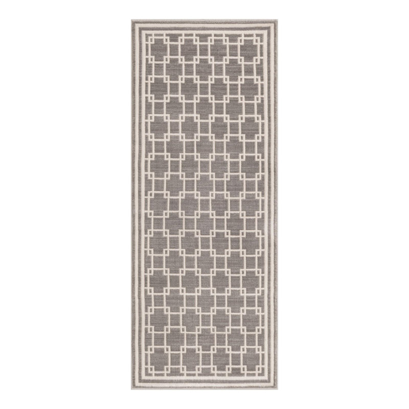 Jill Zarin Metropolitan Uptown Rug Gray, Runner 2' x 5'1"