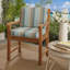 Coussin de siège / dossier Sunbrella d'intérieur / extérieur Gateway Mist