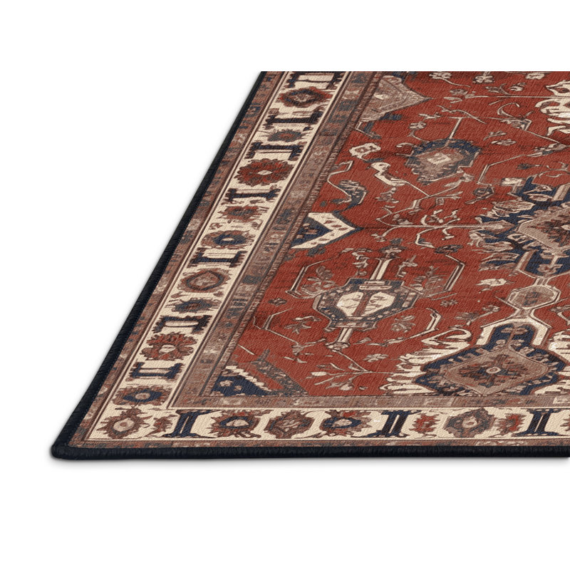 Tapis brun lavable à la machine, Tapis de couloir 2 pi x 5 pi