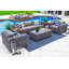 Ensemble de mobilier d'extérieur 16 pièces Malmo-67077307-67077319-93810162