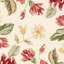 Tapis d'intérieur bouclé fabriqué à la main à motif floral ivoire / beige Hollander-21305071