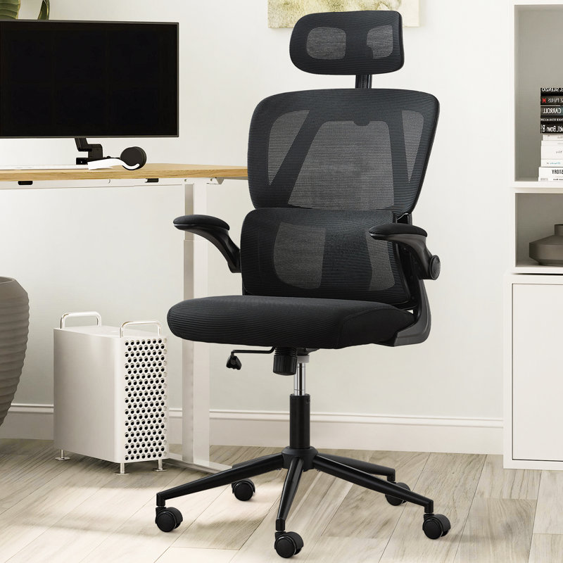 Chaise de bureau Gintare, Noir