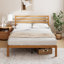 Midajah Bamboo Bed Frame with Slatted Headboard-91901704-105384338