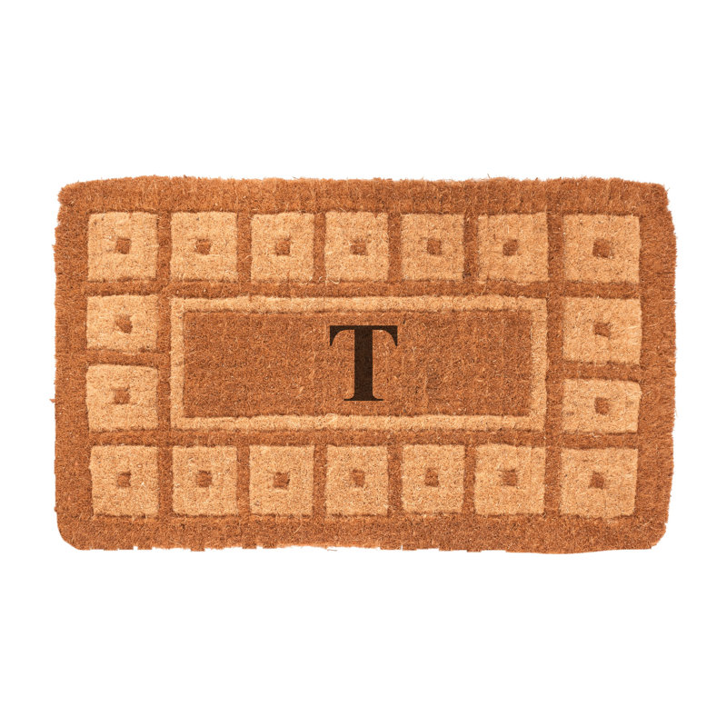 Lynette Geometric Outdoor Doormat, Rectangle 2'6" x 4', T