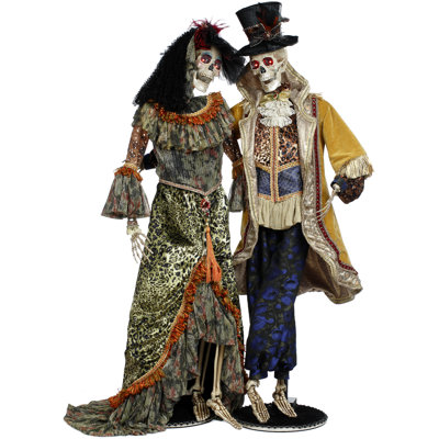 M. et Mme Bohemian Skeleton - 60 po - ensemble de 2