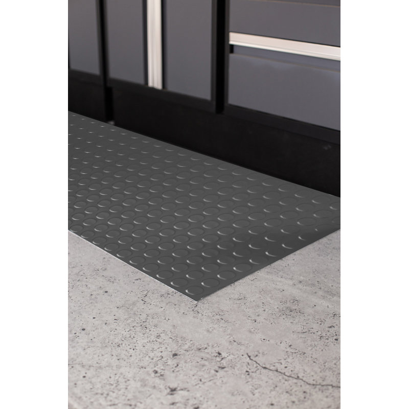 Tapis de sol performance G-Floor Coin 27 po x 96 po, 27 po x 96 po, Gris ardoise