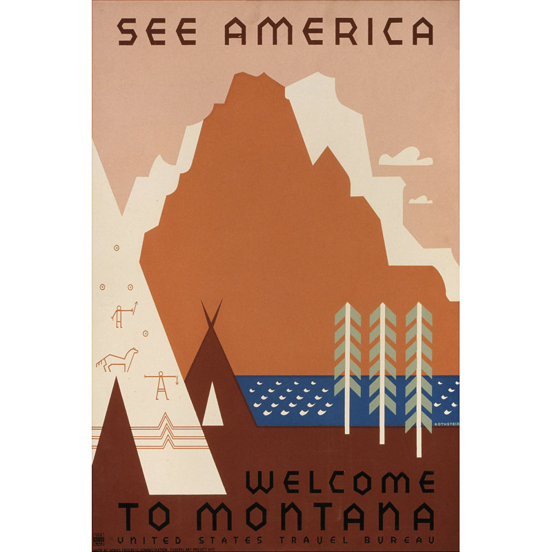 See America IX - Wrapped Canvas Painting, 46cm H x 30cm W x 3.8cm D