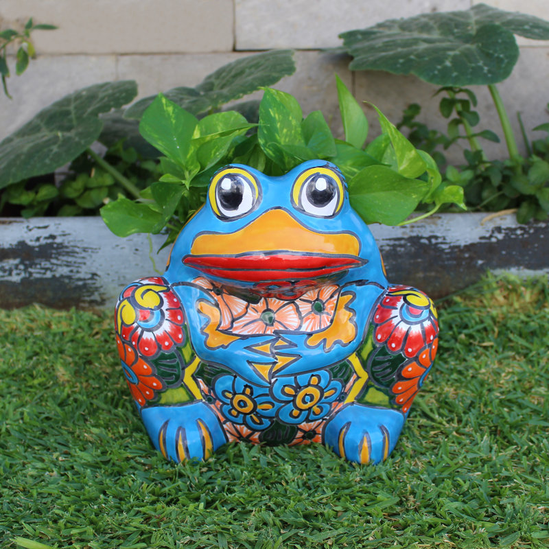 Talavera Ceramic Statue Planter