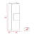 3-Shelf Rectangle Medicine Cabinet