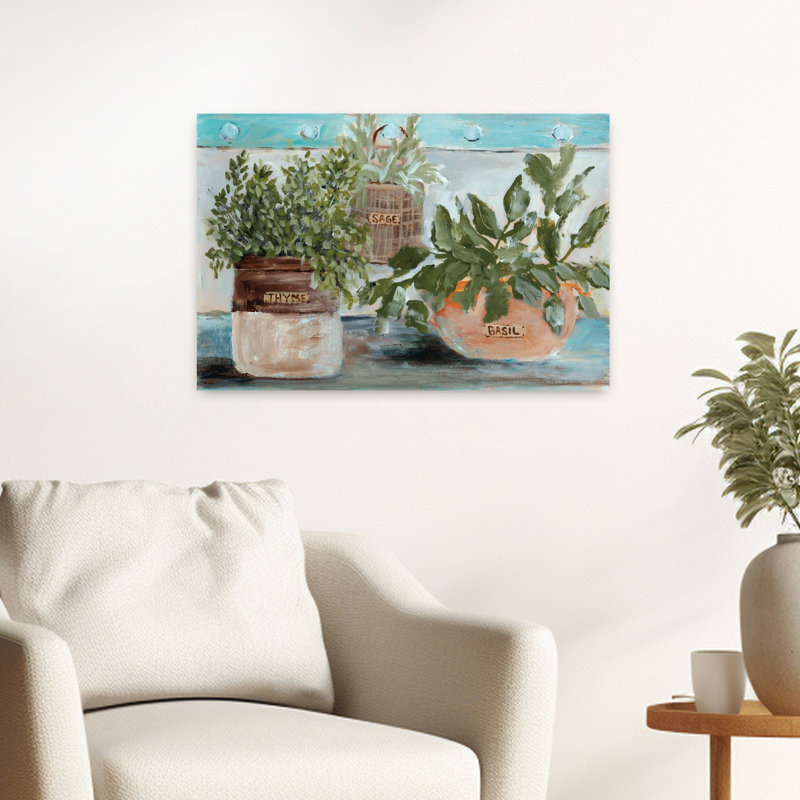 Art culinaire moderne abstrait rustique, H 16 po x l 24 po