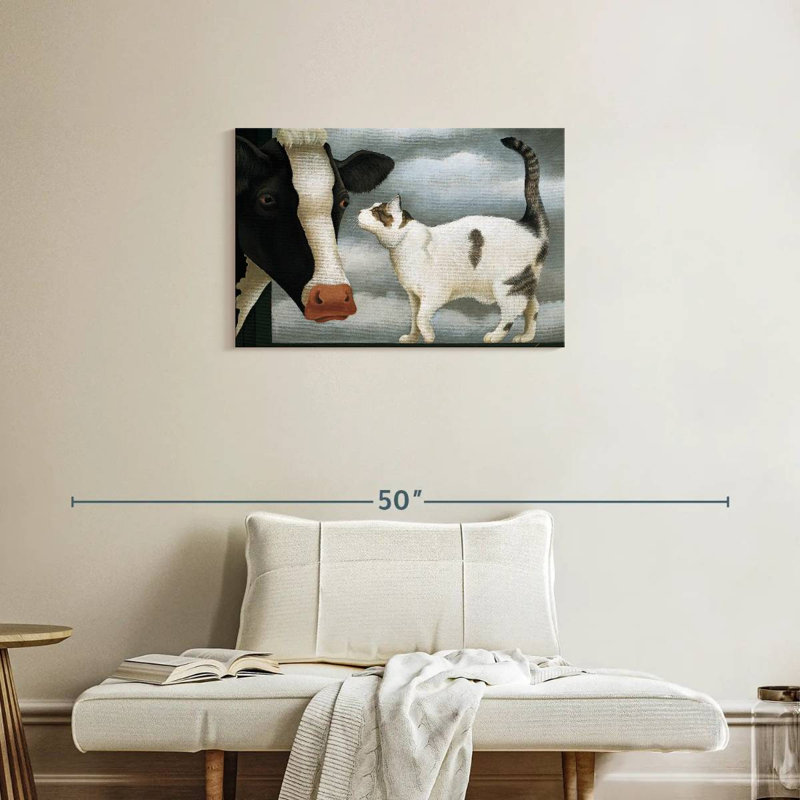 Cat And Cow, 20" H x 30" W