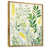 Toile avec cadre flottant or