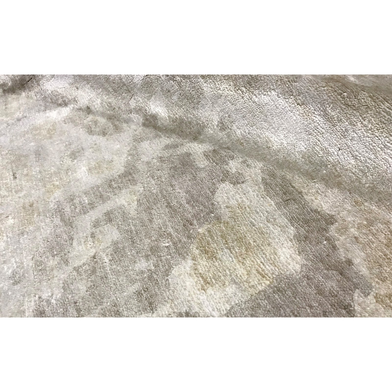 Rayon Area Rug in Ivory, Rectangle 12' x 15'