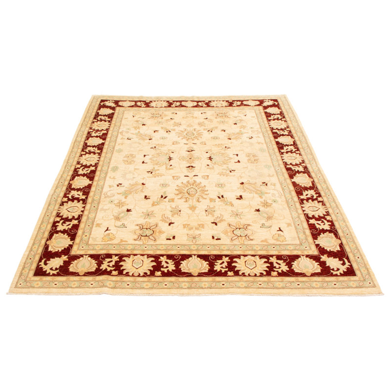 Tapis ivoire Peshawar Oushak 7 pi 10 po x 10 pi 3 po