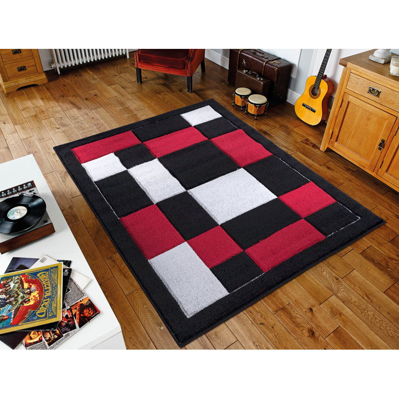 Durmuş Geometric Area Rug, Rectangle 200 x 290cm