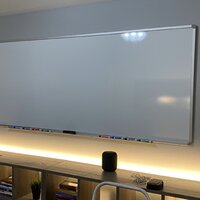 Wall Mounted Magnetic Whiteboard, 40 x 96 Inbox Zero Size: 48 H x 48 W