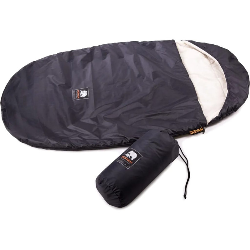 Deryan 2-in-1 Toddler Sleeping Bag 125 x 67 x 2.5cm Black