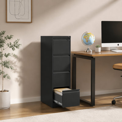 Classeur vertical en métal avec serrure Office Home Classeur vertical en acier A4 Légal / Lettre