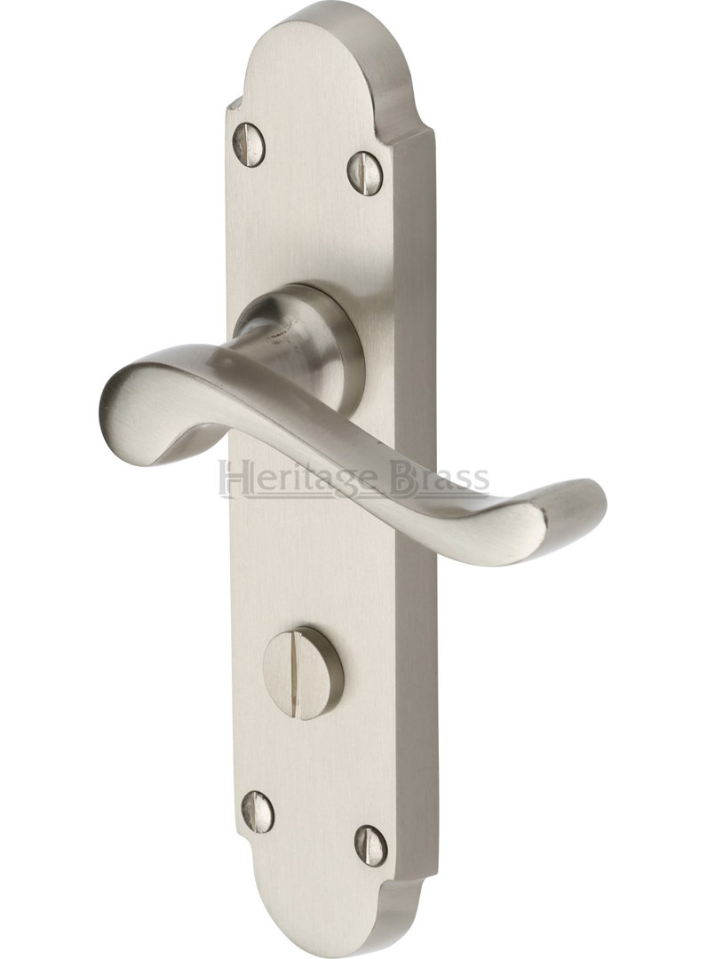 Heritage Brass Heritage Door Handle for Bathroom Savoy Design
