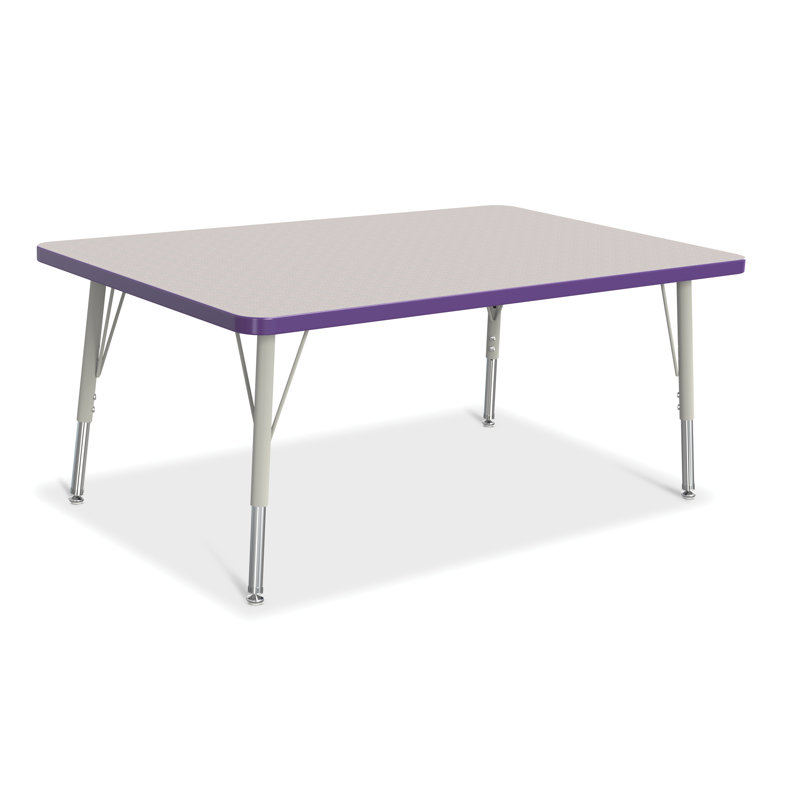 Tables d'activités Berries®, Élémentaire (15 po à 24 po), H 24 po x L 48 po x l 30 po, Mauve