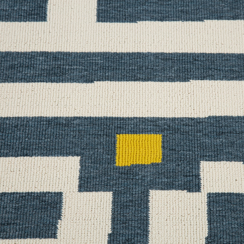 Mapa Modern Geometric Indoor/Outdoor Performance Area Rug, Rectangle 5' x 7'