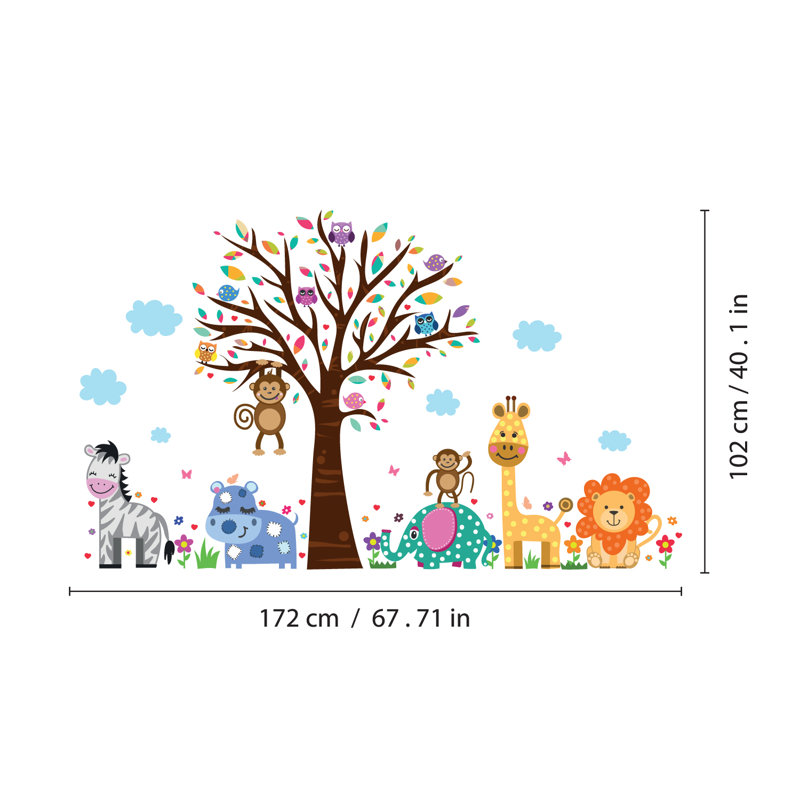 Landscape & Nature Non-Wall Damaging Wall Decal