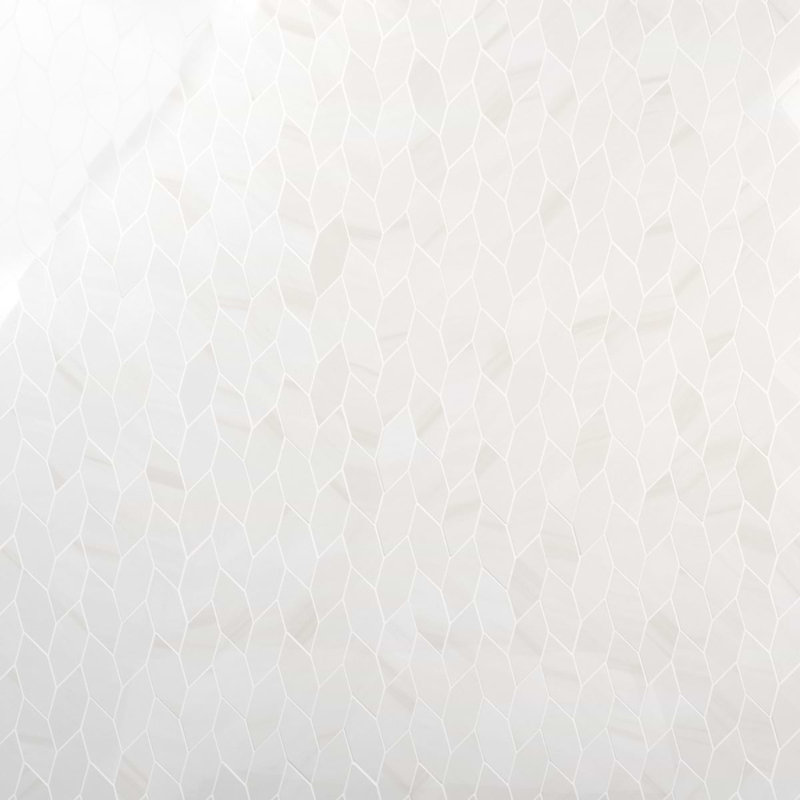 Minera 2x5 Foliage Polished Marble Look Porcelain Mosaic Tile