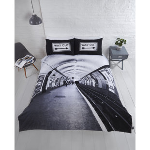 Cotton Blend No Pattern Bedding with Pillowcases