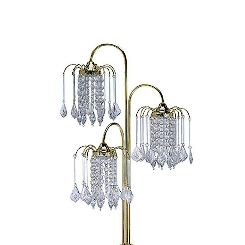 Lampe sur pied en métal 63 po