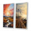 «Wind Turbines Elemental Force», 2 pièces sur toile-1224954713-1224954714