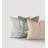 Bardot Appliqued Linen Throw Pillow
