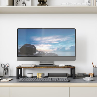 Manufactured Wood Monitor Stand