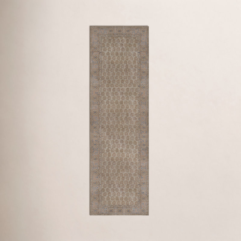 Dorset Oriental Area Rug in Beige, Runner 2'3" x 7'6"