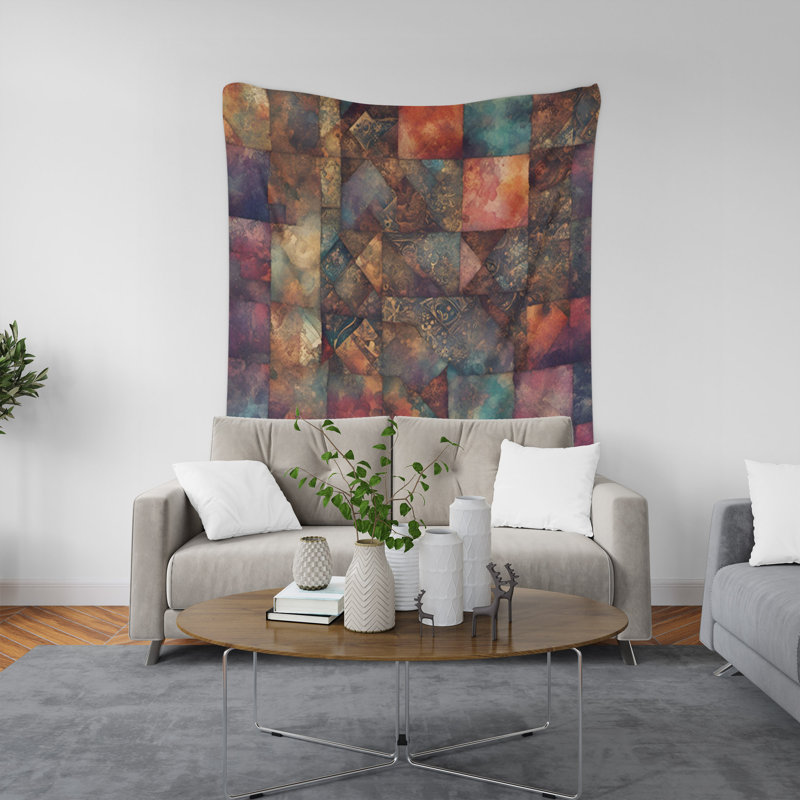Tapisserie murale, H 80 po x l 68 po