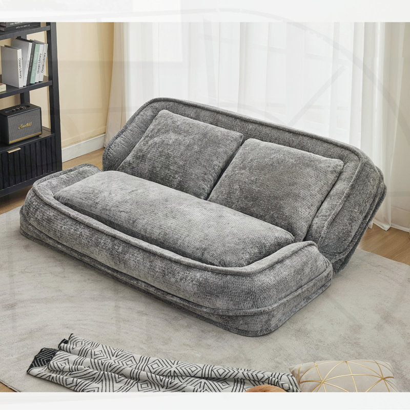 Lit convertible pour chien en couple, Gris clair