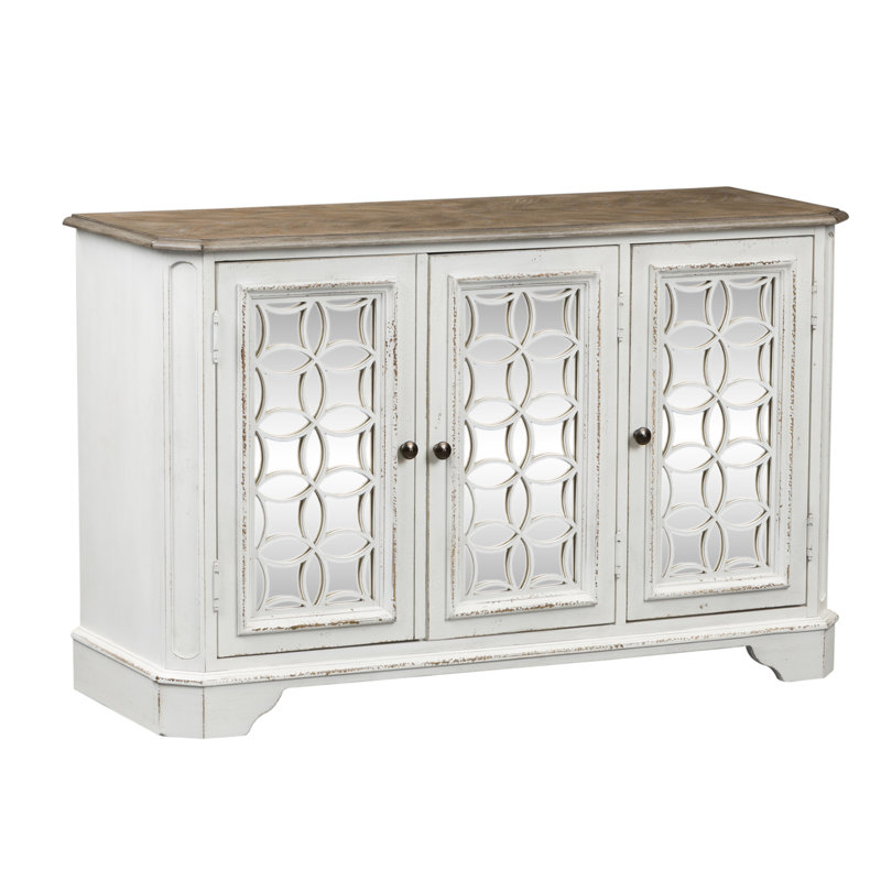 Console de couloir 3 portes avec tablettes réglables Colchester
