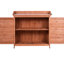 Banc de rempotage orange pour jardin extérieur, 39 po avec 2 tablettes, table de travail galvanisée et banc de travail avec crochets latéraux, orange et pouce bonheur bonheur-121047277