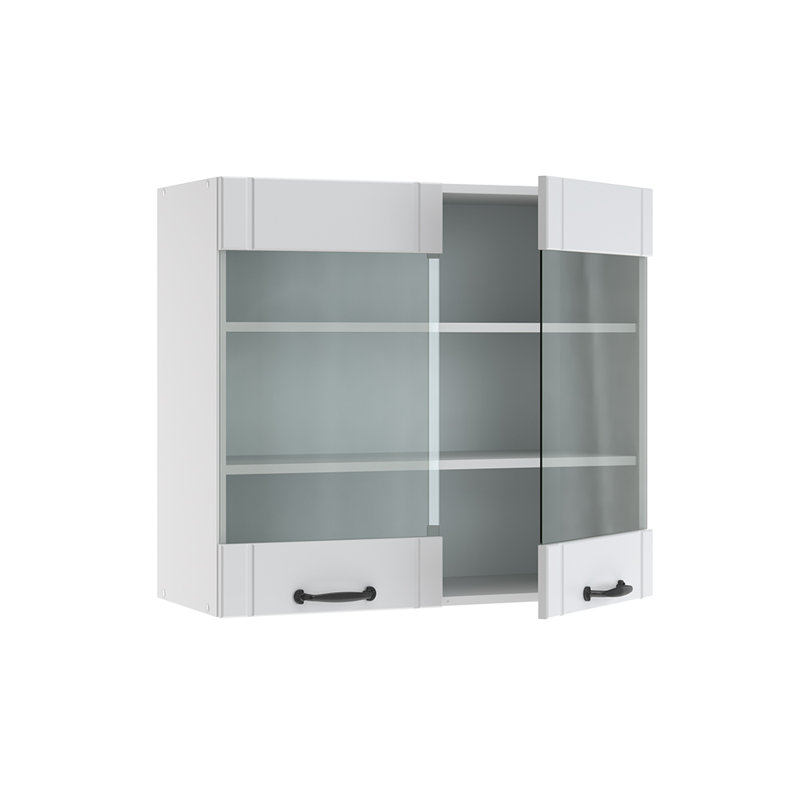 Kaiylee 80 cm W Display Cabinet, White