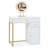 Luxurious Versatile Vanity Desk with Multiple Storage Options and Adjustable Lighting