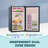 Simzlife 3.2 cu. ft. Freestanding Small Fridge with Freezer for Dorm, College, Office-99303946