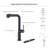 KARWORS Pull Out Kitchen Faucet