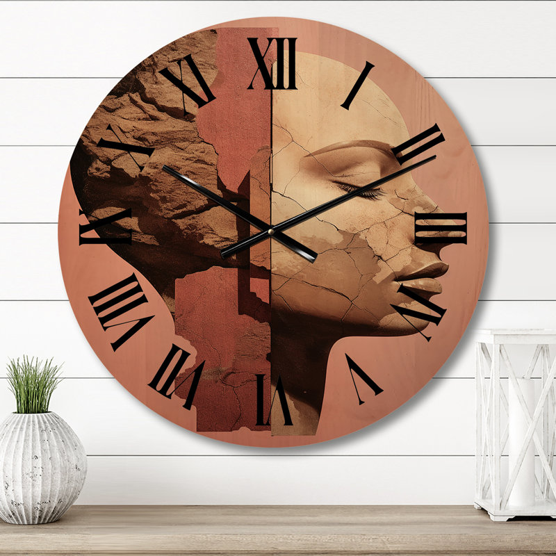 Torkelson Solid Wood Wall Clock, Medium