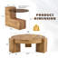 Ensemble de tables basses gigognes 2 pièces pour maison et appartement-786766033-786766038