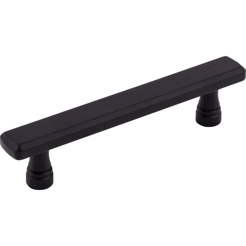 Kingsbridge Bar Pull, Flat Black, 3 3/4" Center to Center